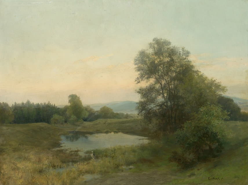 Ľudovít Čordák - Landscape with a swamp