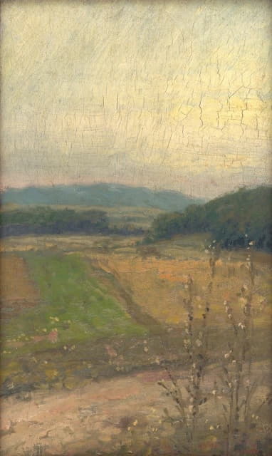 Elemír Halász-Hradil - Landscape with Hills in the Background