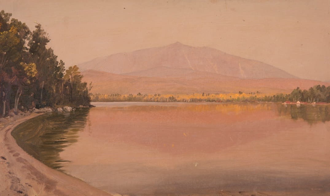 Frederic Edwin Church - Mt. Katahdin from Togue Pond