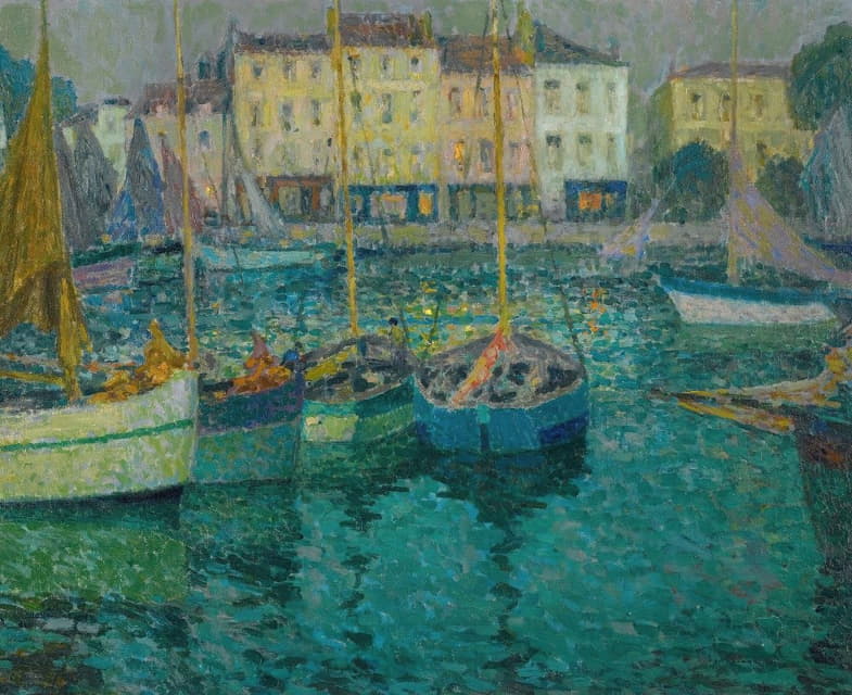 Henri Le Sidaner - Les Barques À La Rochelle