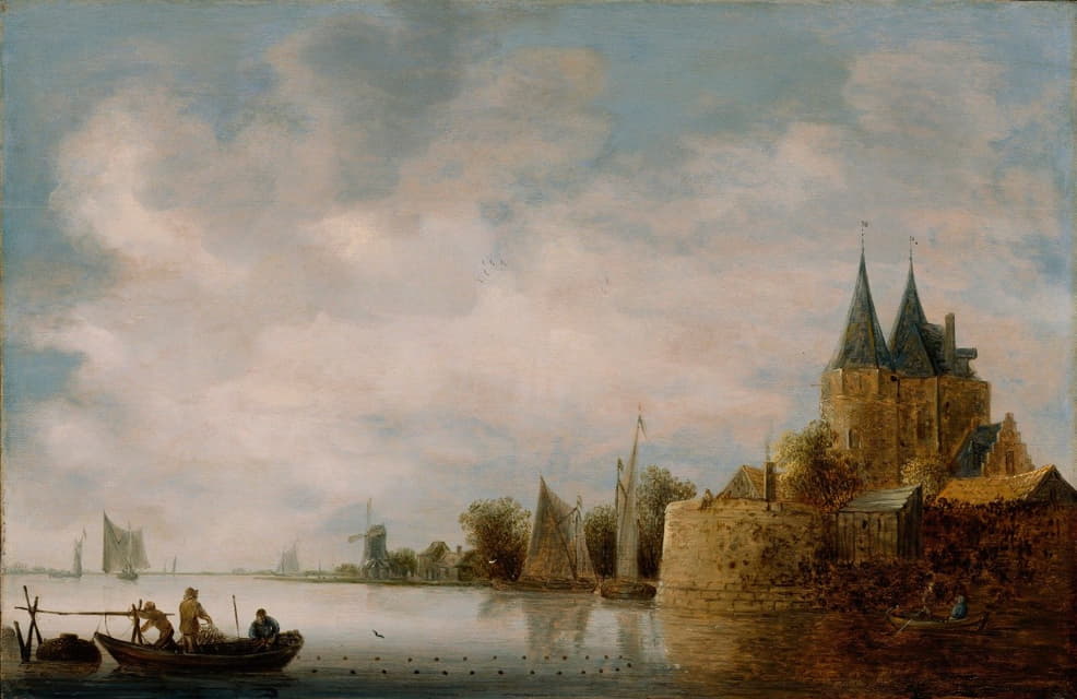 Wouter Knijff - View of the North Port at Hoorn
