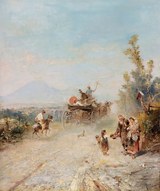 Franz Richard Unterberger - The Road to Pompeii