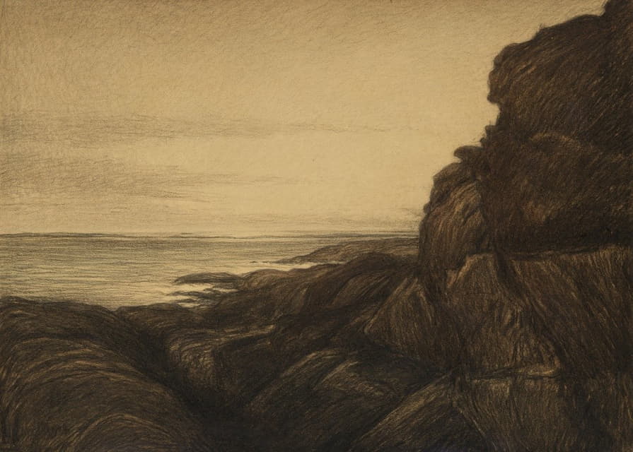 Karl Nordström - Coastal Cliffs