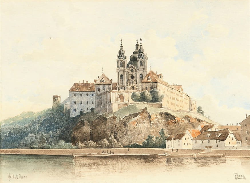 梅尔克修道院，多瑙河上