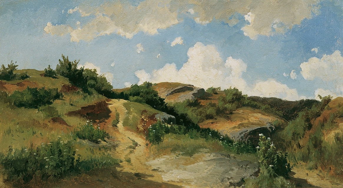 August Schaeffer von Wienwald - Ungarische Landschaft