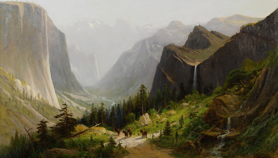 Frederick Ferdinand Schafer - Yosemite Valley, California From Artist’s Point