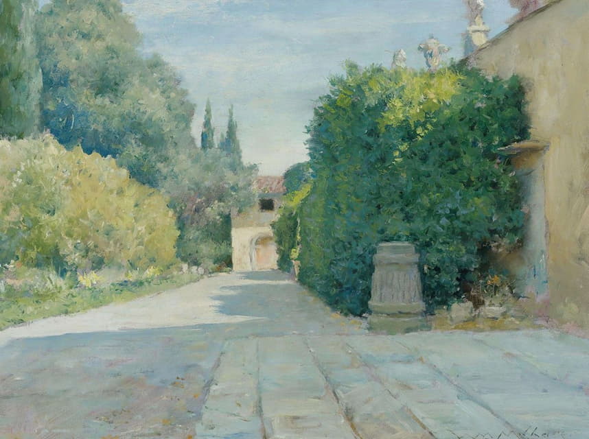William Merritt Chase - Villa In Florence
