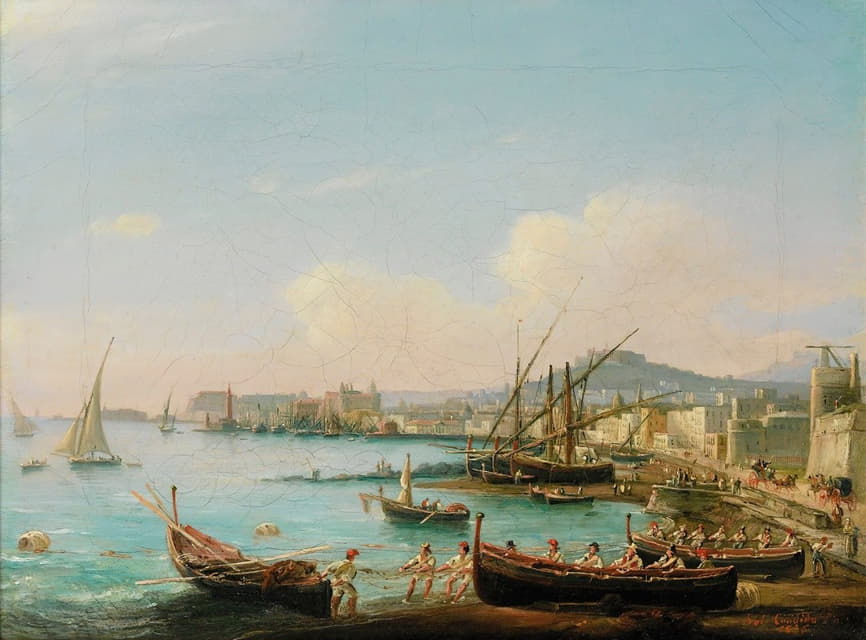 Salvatore Candido - View of the bay of Naples