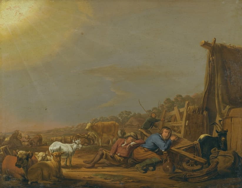 Jan van Ossenbeeck - The Annunciation To The Shepherds