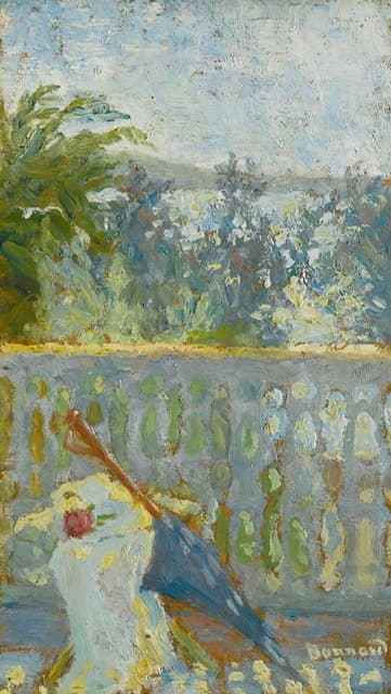 Pierre Bonnard - Le Balcon Et L’ombrelle