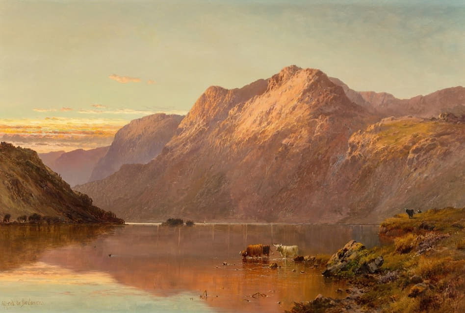 Alfred de Bréanski - Highland landscape