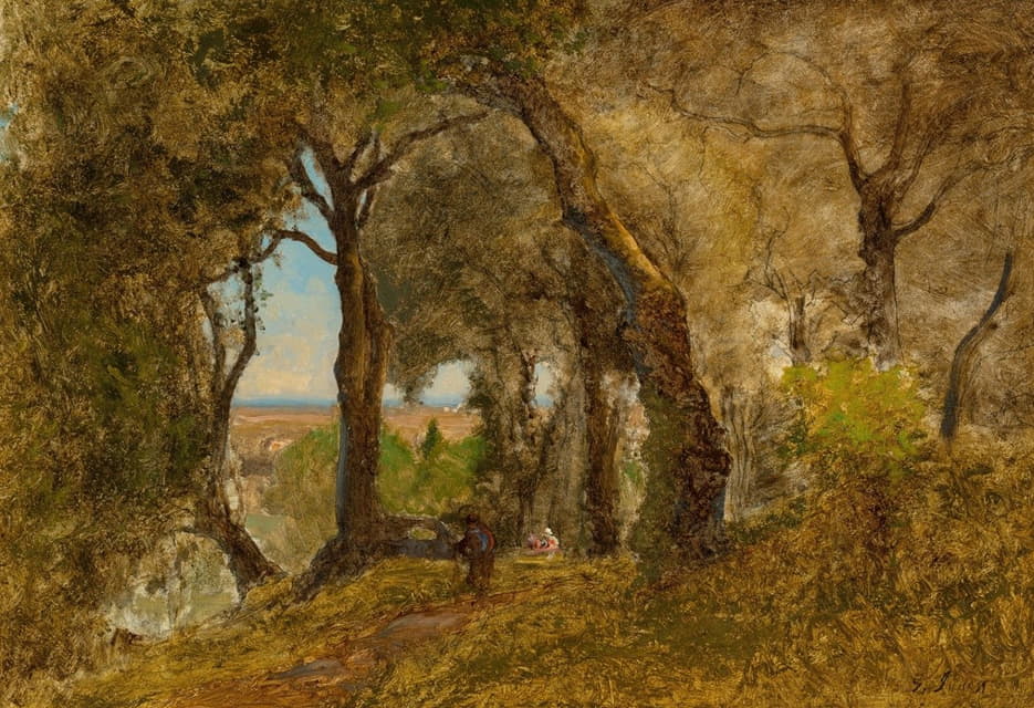 George Inness - Olives, Albano, Italy