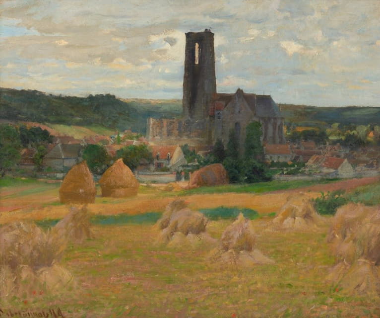 Robert William Vonnoh - Haystacks, Lachant, Ile-de-France