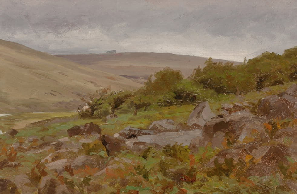 Thomas Allen, Jr. - Landscape, possibly Wales