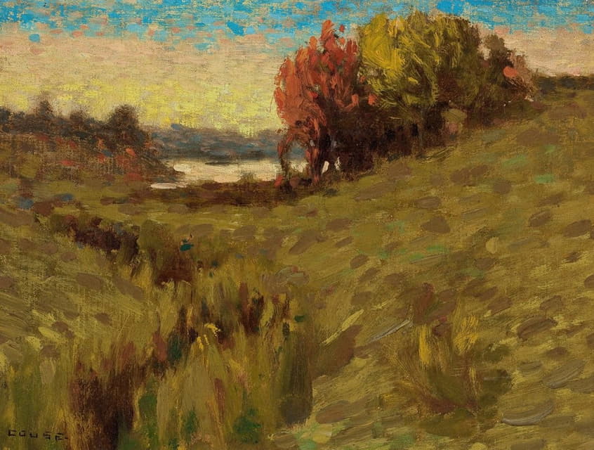 Eanger Irving Couse - Landscape at Dawn