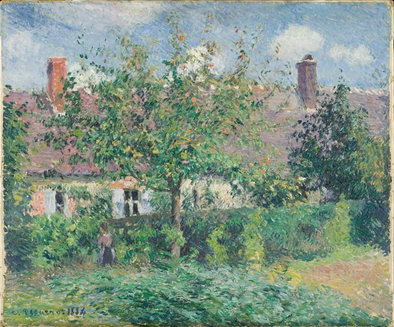 Camille Pissarro - Peasant House at Éragny