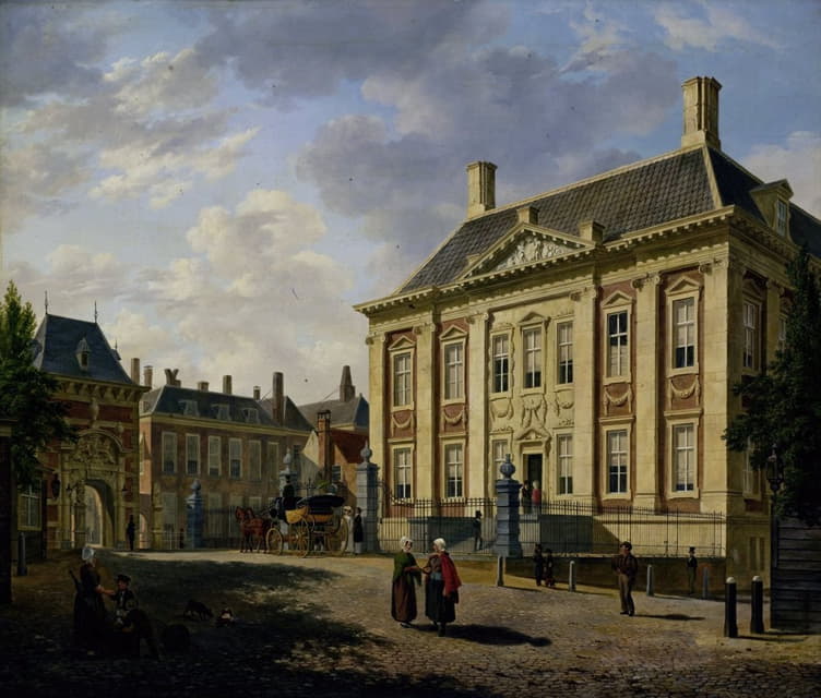 Bartholomeus Johannes van Hove - The Mauritshuis in The Hague