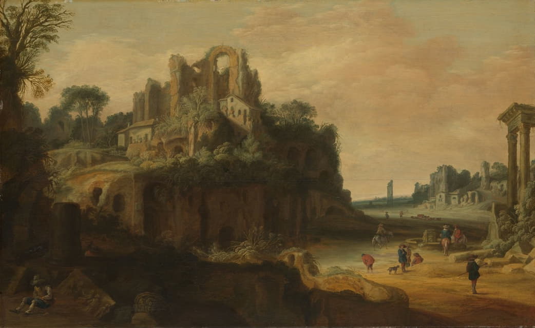 Pieter Anthonisz. van Groenewegen - Roman Landscape with Ruins