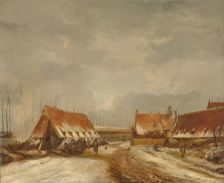 Pieter Gerardus van Os - The Casemates before Naarden, 1814