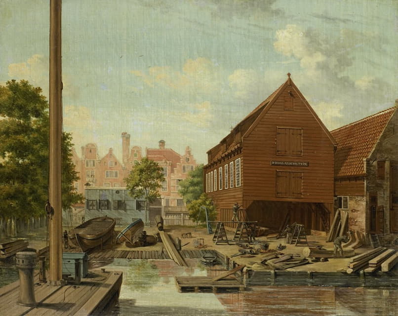 阿姆斯特丹比克斯埃兰的荷兰图因造船厂