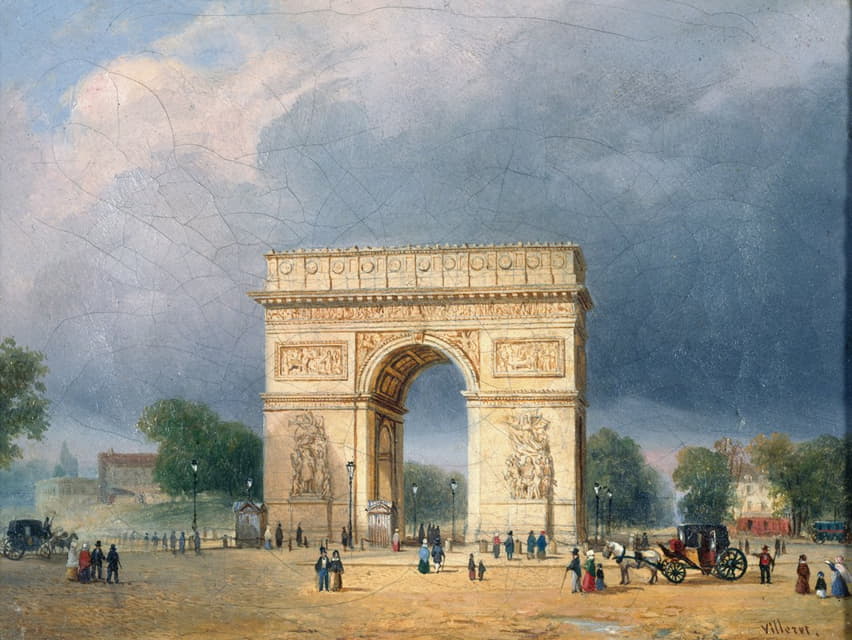 François Etienne Villeret - L’Arc de Triomphe de l’Étoile