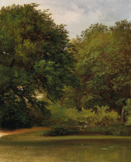 Friedrich Loos - Group of Trees in the Park