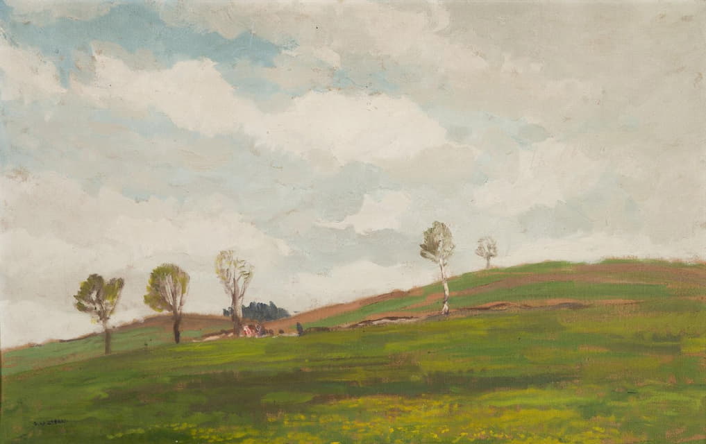 Gustav Macoun - Landscape fin the vicinity of Kameničky
