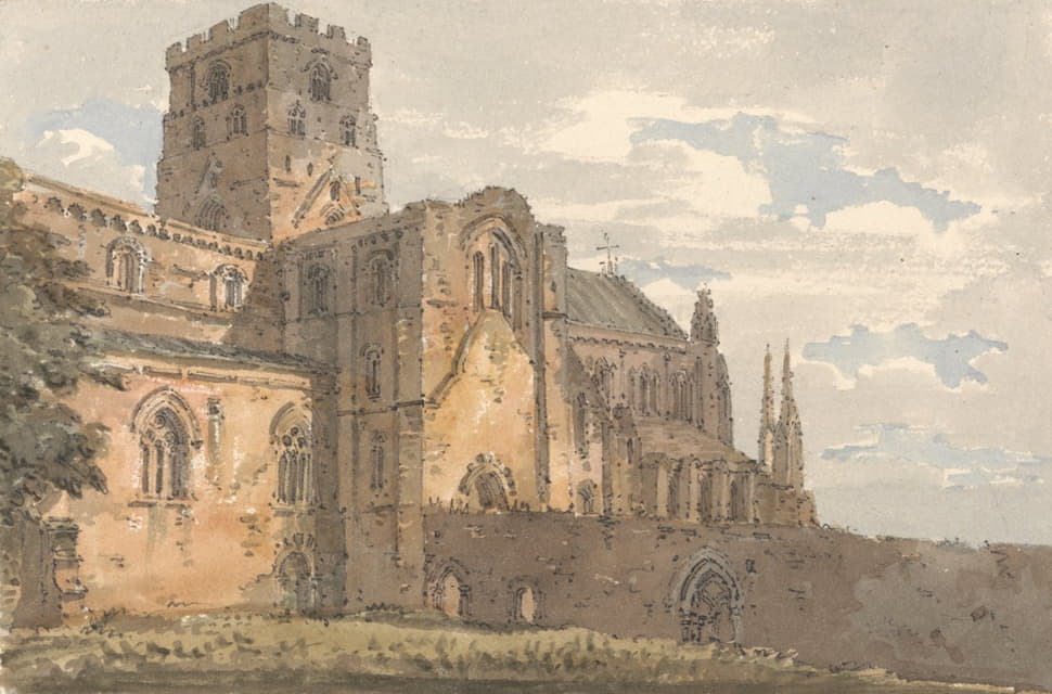 Thomas Girtin - Carlisle Cathedral, Cumberland, from the South-west