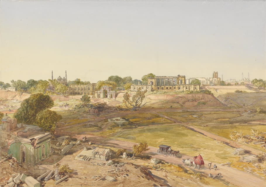 William Simpson - The Residency, Lucknow