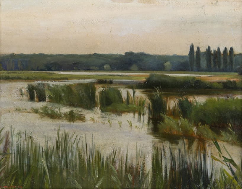 Karl Maria Thuma - Landscape with a Pond