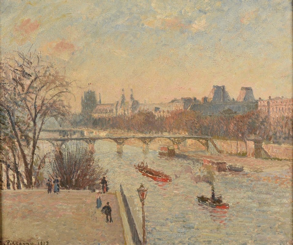 Camille Pissarro - Le Louvre