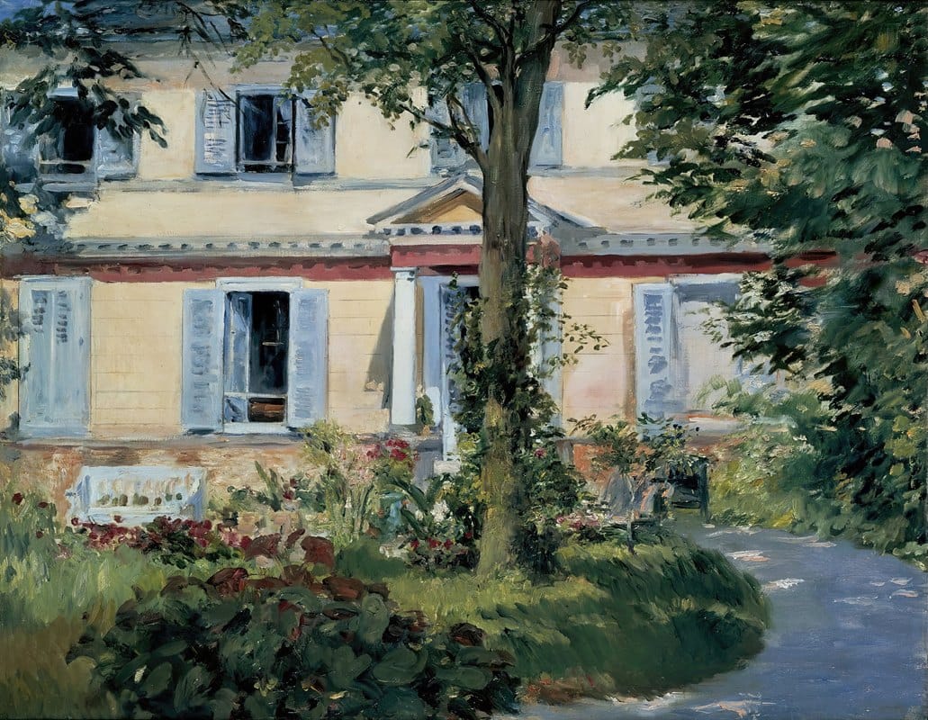 Édouard Manet - The House at Rueil