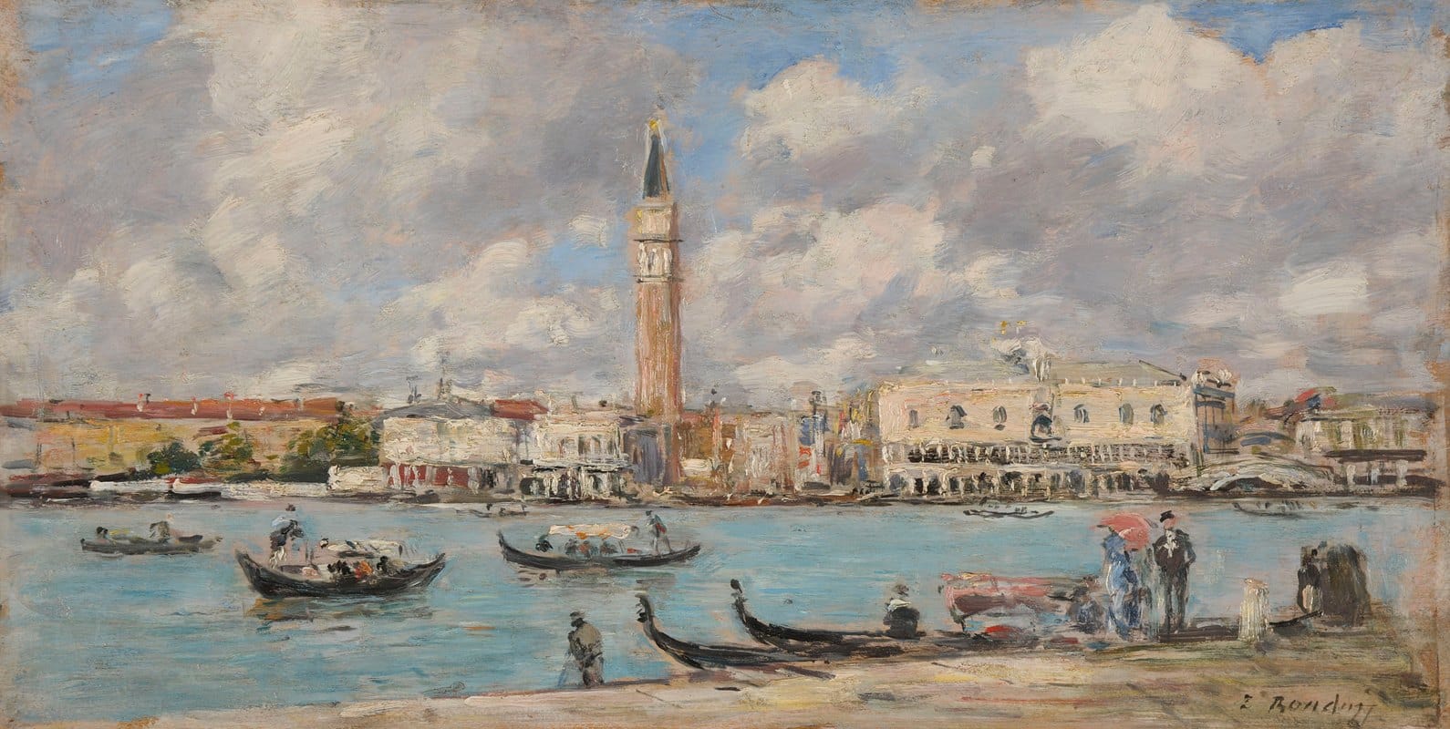 Eugène Boudin - Venise. San Giorgio