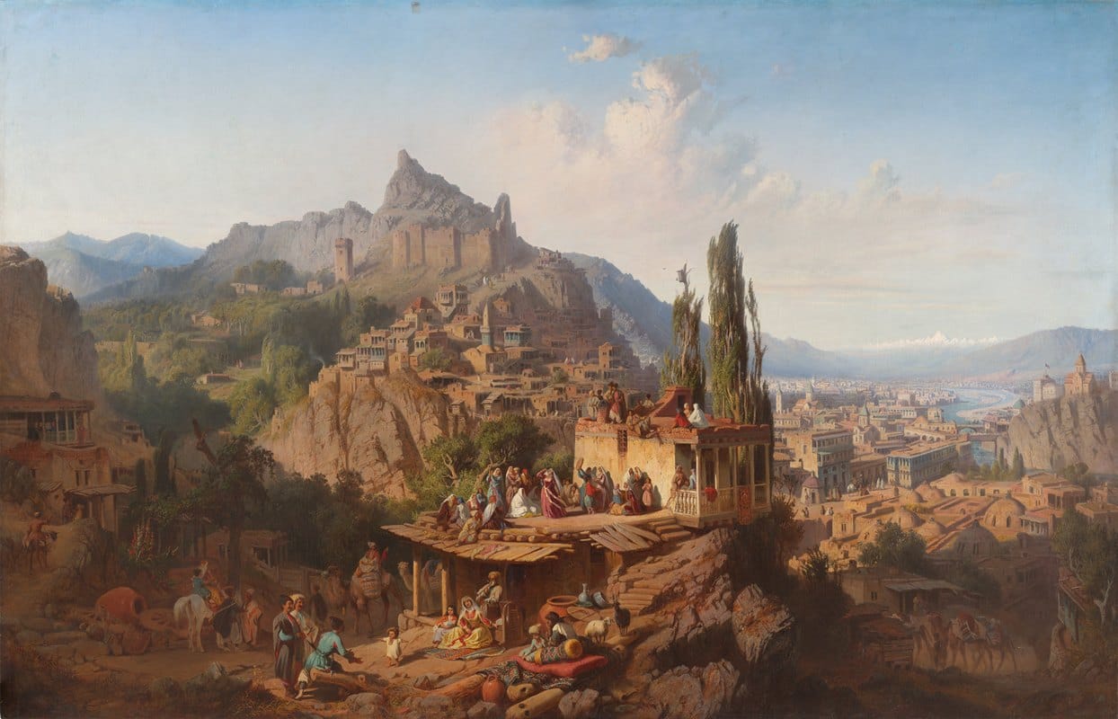 Paul Franken - View of Tiflis