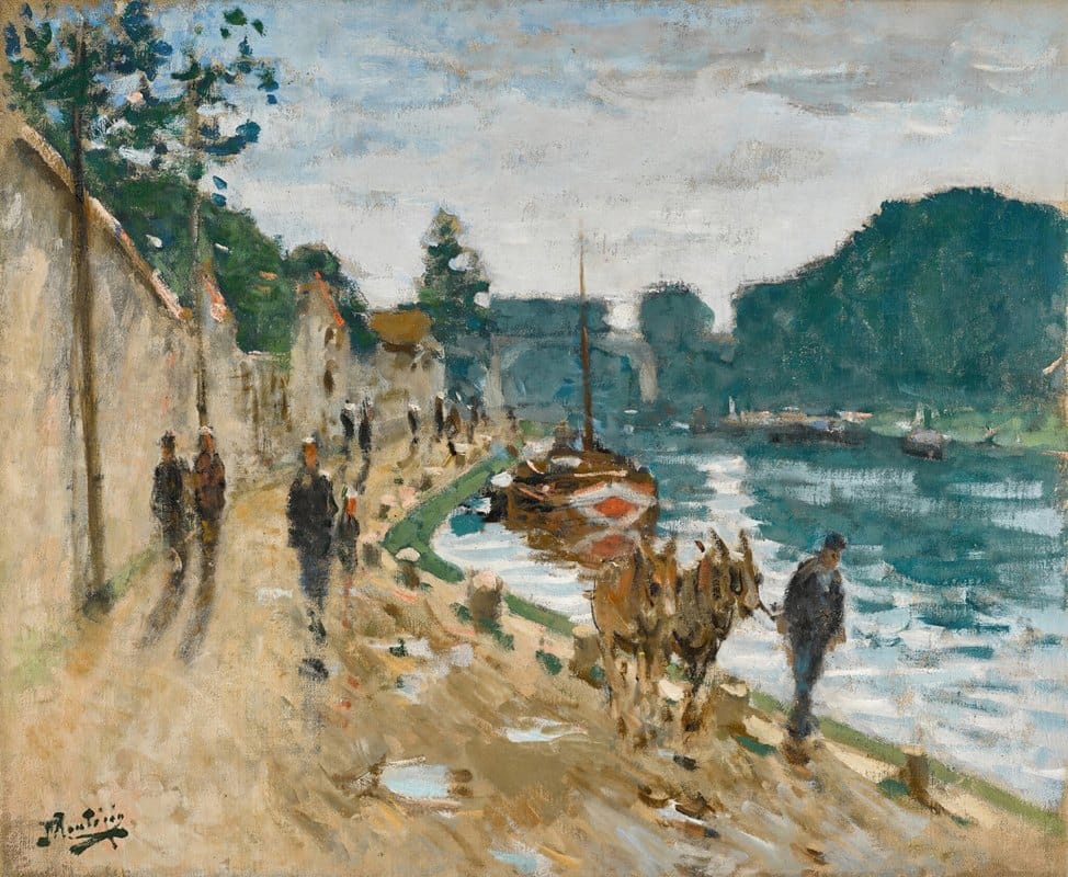 Pierre-Eugène Montézin - Chemin de halage