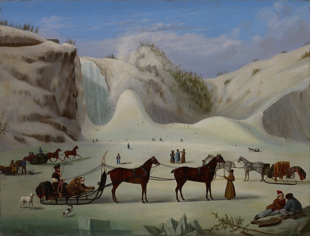 Robert Clow Todd - The Ice Cone, Montmorency Falls, Québec