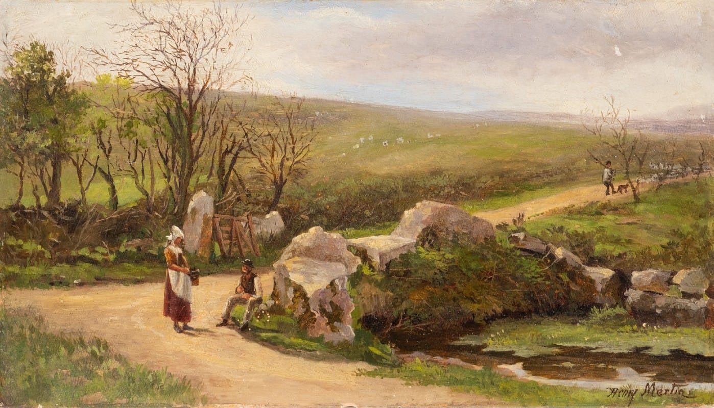 Henry Martin - Country road in Cornwall