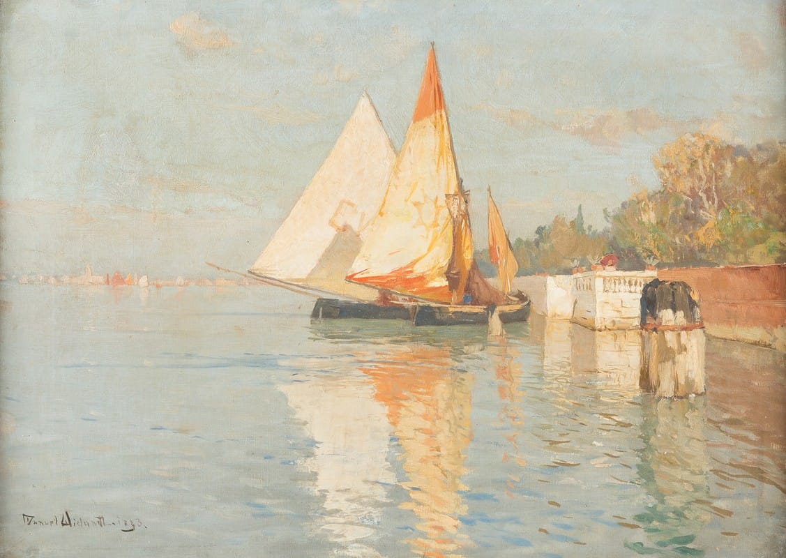 Manuel Wielandt - Fishing boats by Venice