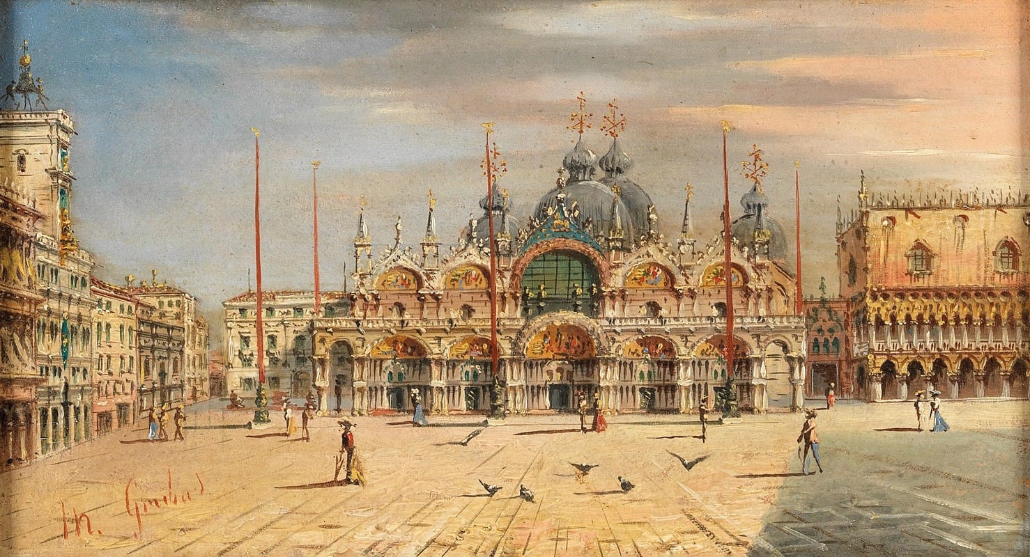 Marco Grubas - Venice, a view of St Mark’s Square