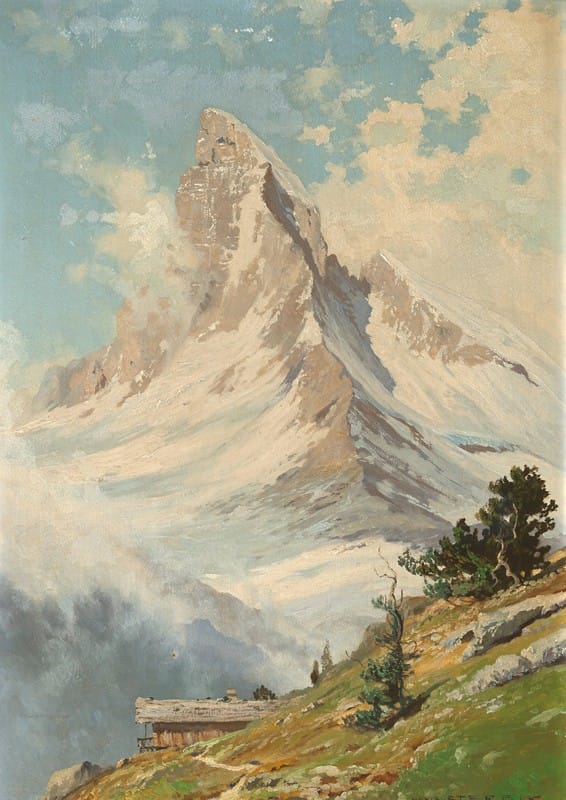Toni Haller - Blick auf das Matterhorn