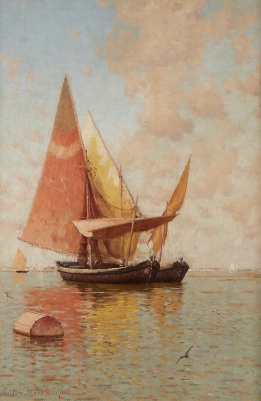 Walter Blackman - Sailing in a Venetian Lagoon