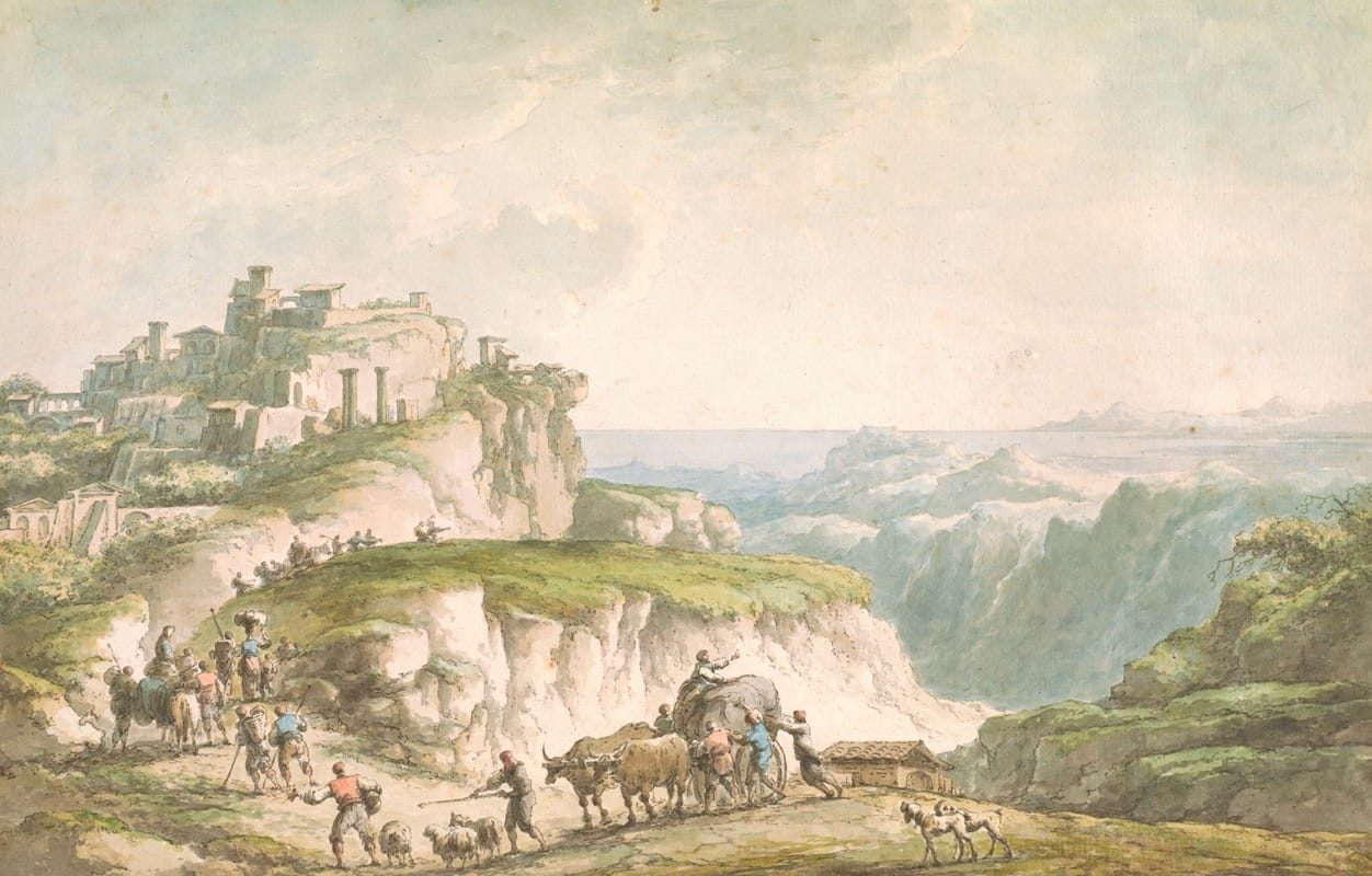 Claude-Louis Châtelet - View of Catanzaro