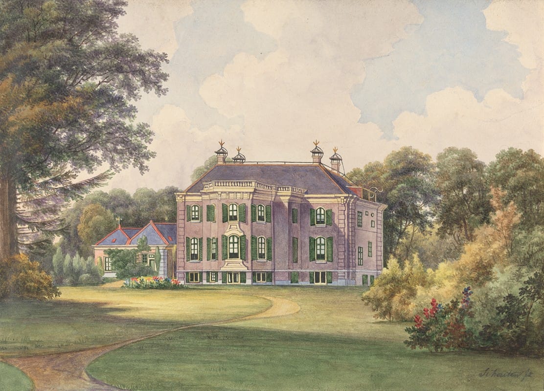 Gerrit Jan Schouten - Boschbeek & Groenendaal; Bosbeek en Groenendaal nabig Heernstede, later view