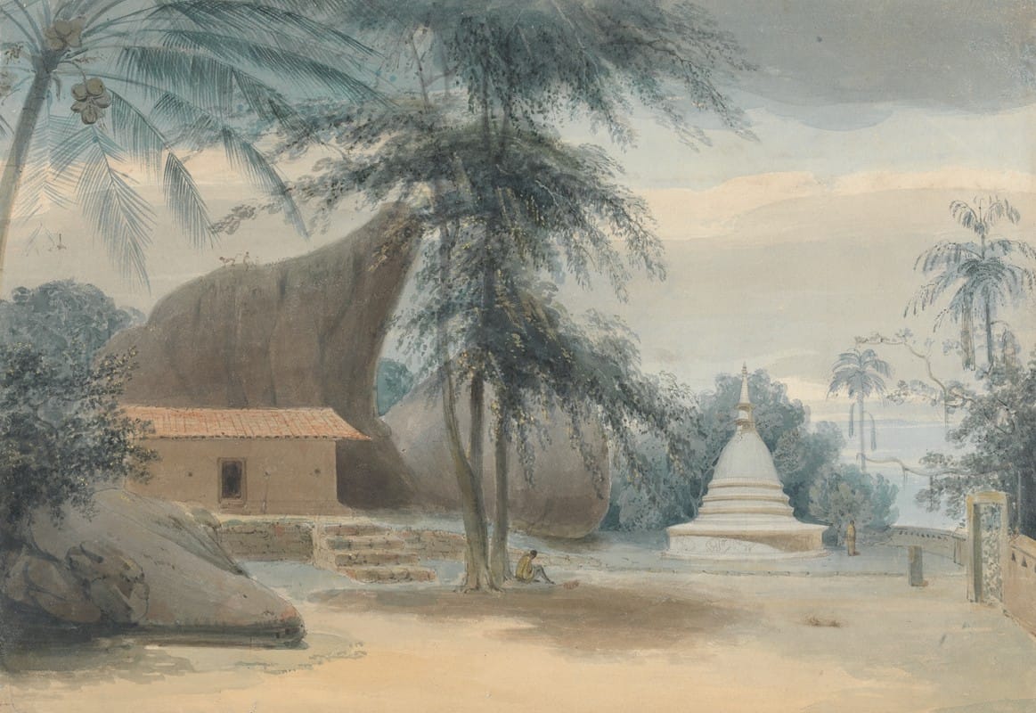 Samuel Daniell - A Scene between Galle and Matura, about Six Miles from Galle