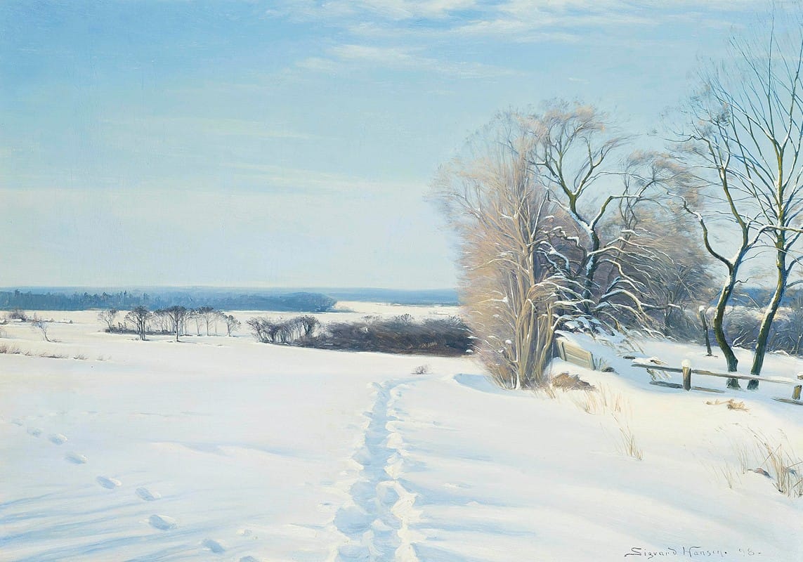 Sigvard Marius Hansen - Footprints in the snow