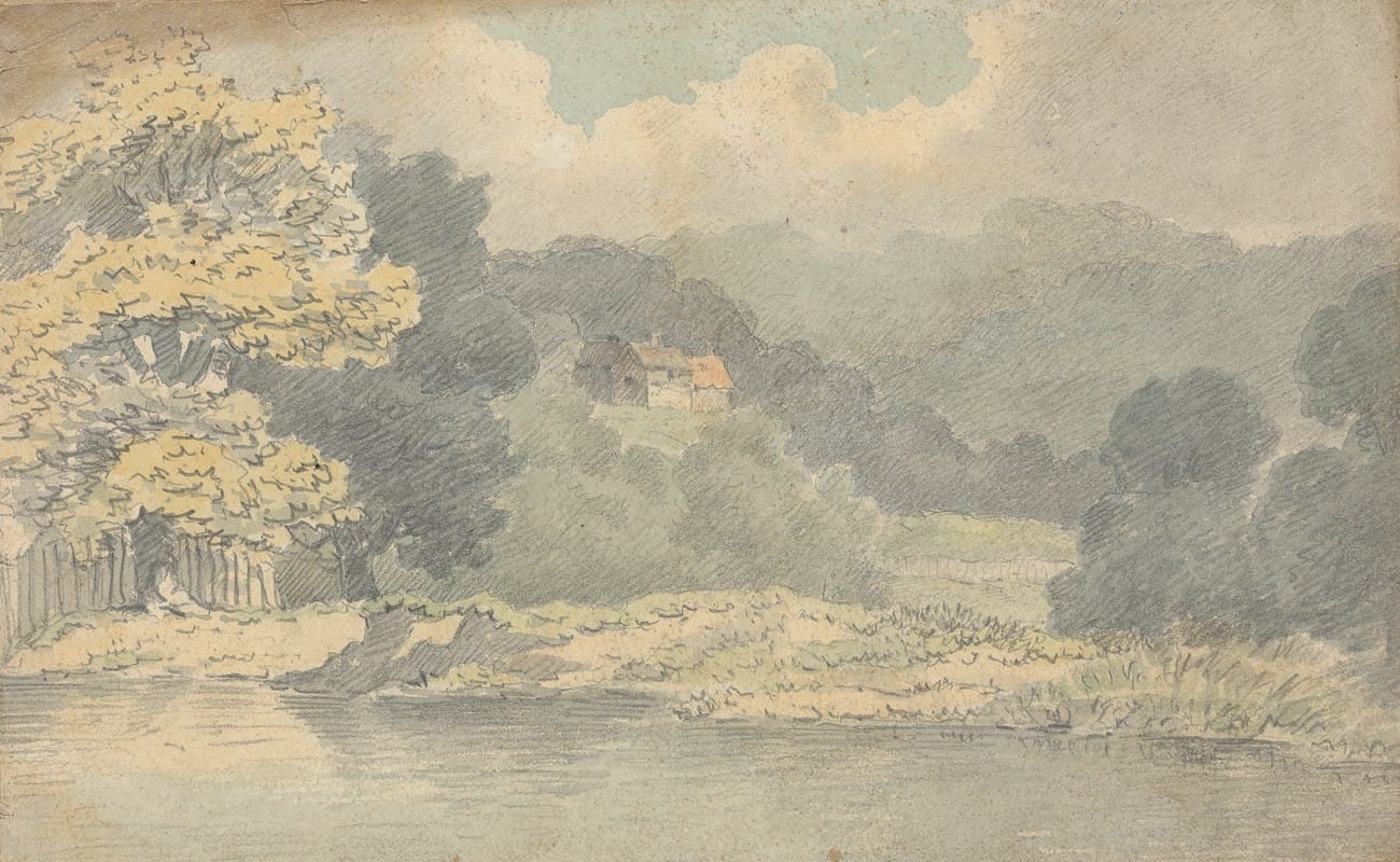 Thomas Bradshaw - Landscape Scene near St. Albans