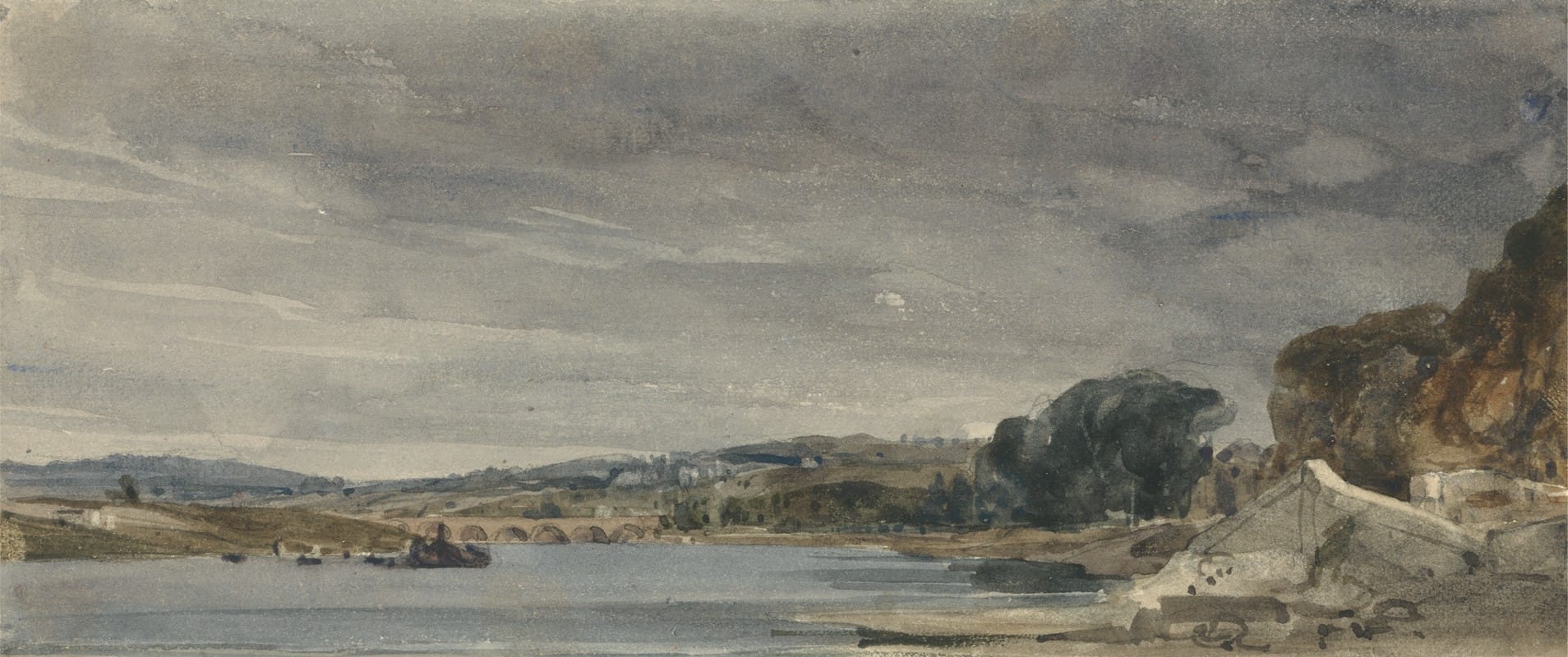William Callow - The Seine at St. Cloud
