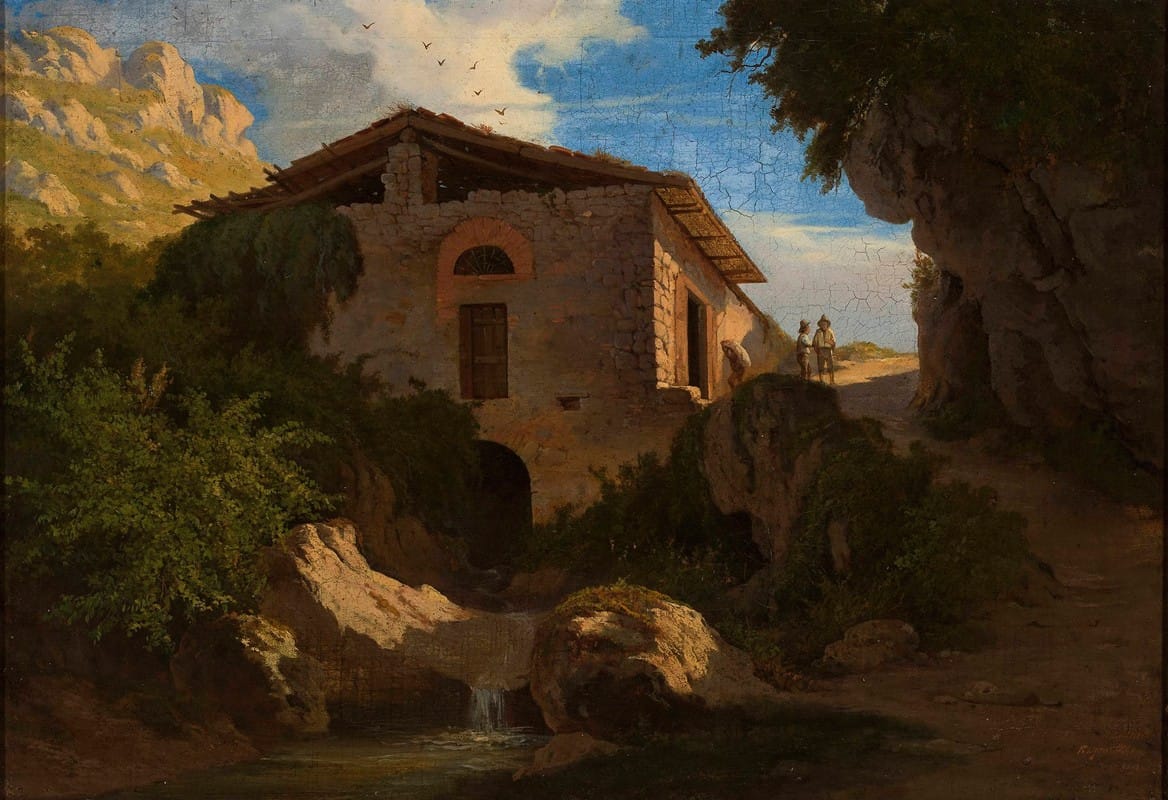 Albert Żamett - Italian landscape