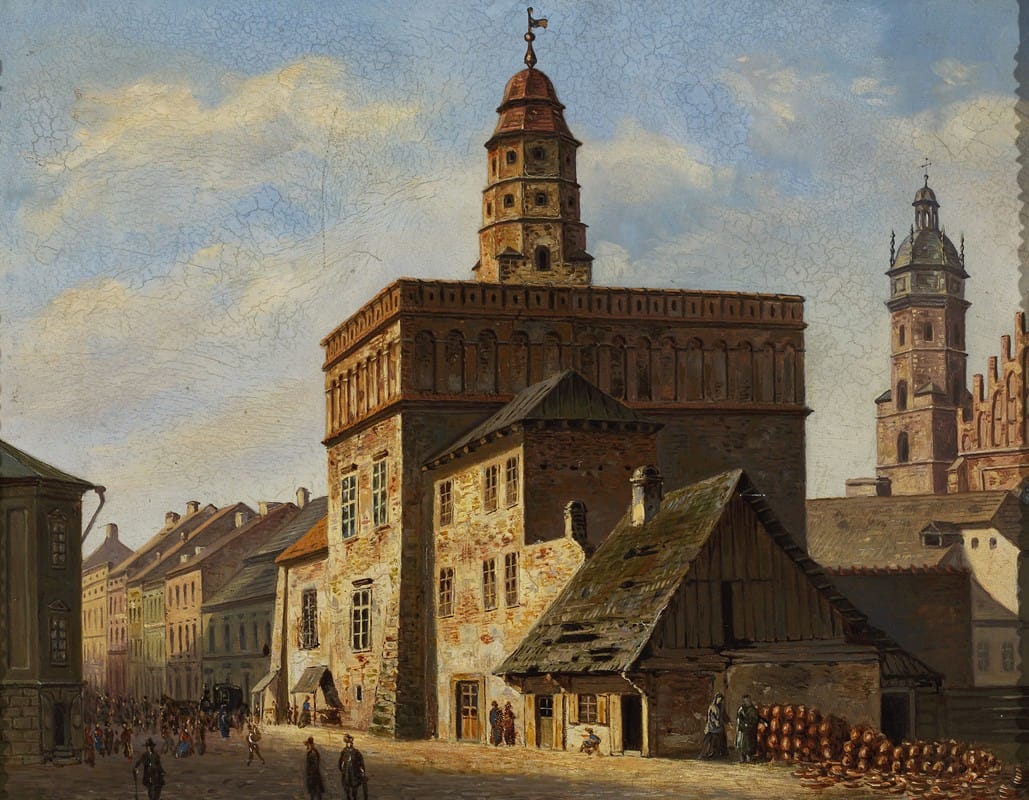 Aleksander Gryglewski - Old town hall at the Wolnica square in Kazimierz, Kraków