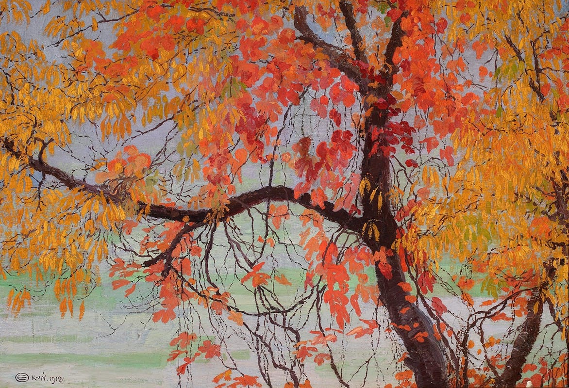 Edward Okuń - Autumn leaves